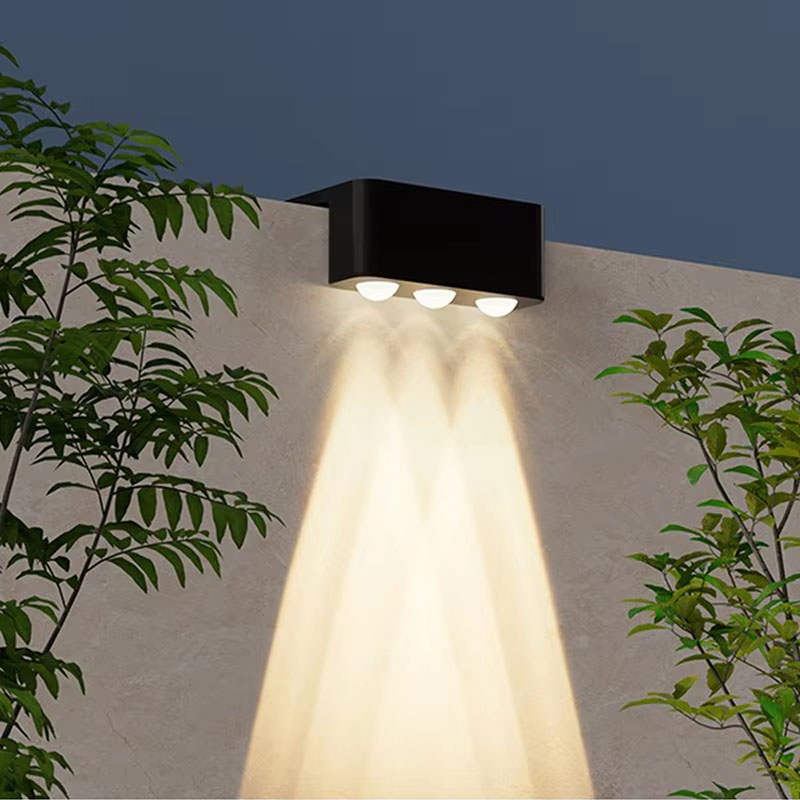 Outdoor Lighting On Fence - 1/2/4 SZT. Solarna Lampa Ścienna Zewnętrzna
