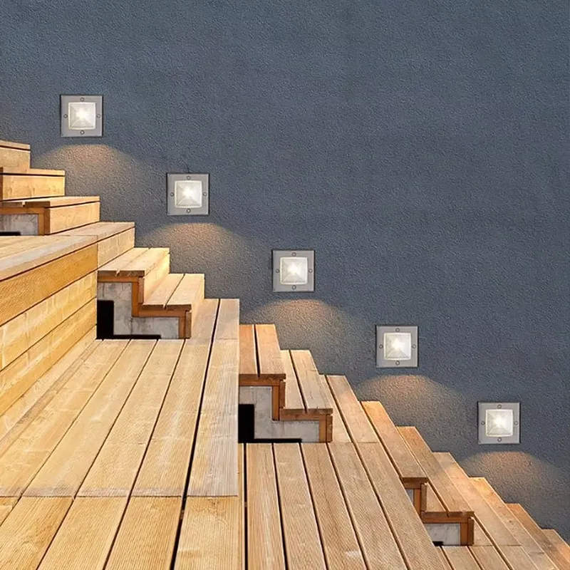 Outdoor Lighting For Steps - Zewnętrzna lampa ścienna 4W IP67 wodoodporna
