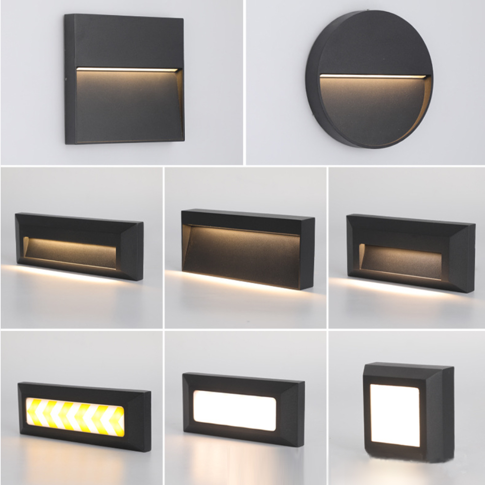 Outdoor Lighting Amazon - Zewnętrzne lampy ścienne LED, montowane natynkowo,