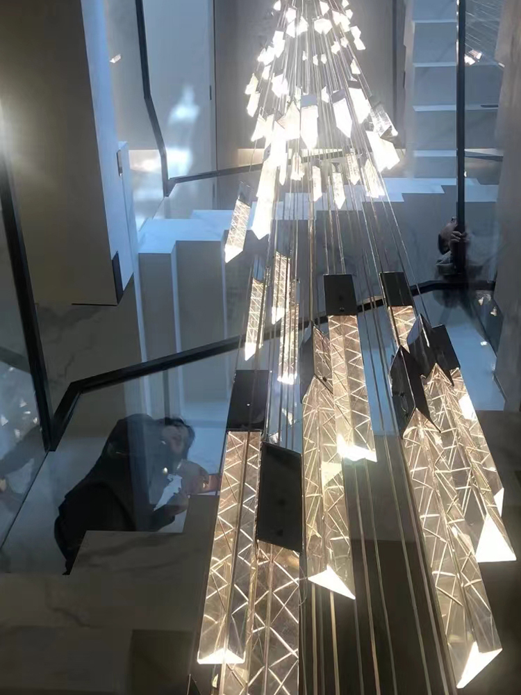 Outdoor Lighting Pendant - Kryształowa lampa wisząca oświetlenie Ndoor oświetlenie