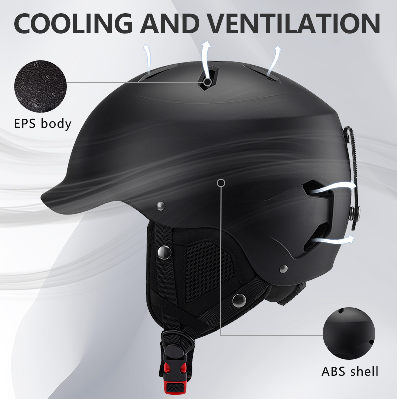 Outdoor Lighting High Quality - Kask Eastinear-ski dla mężczyzn i kobiet,