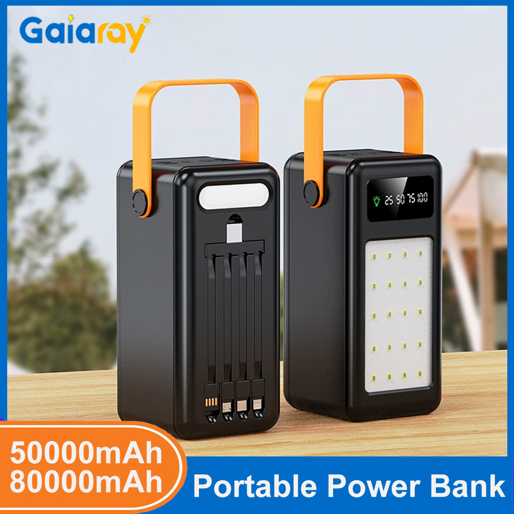 Outdoor Lighting Junction Box - Powerbank przenośny 50000mAh 80000mAh z szybkim