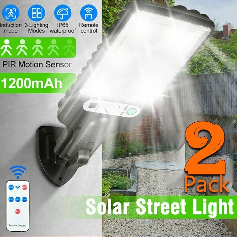 Outdoor Lighting Construction - Zewnętrzne solarne lampy ogrodowe z czujnikiem