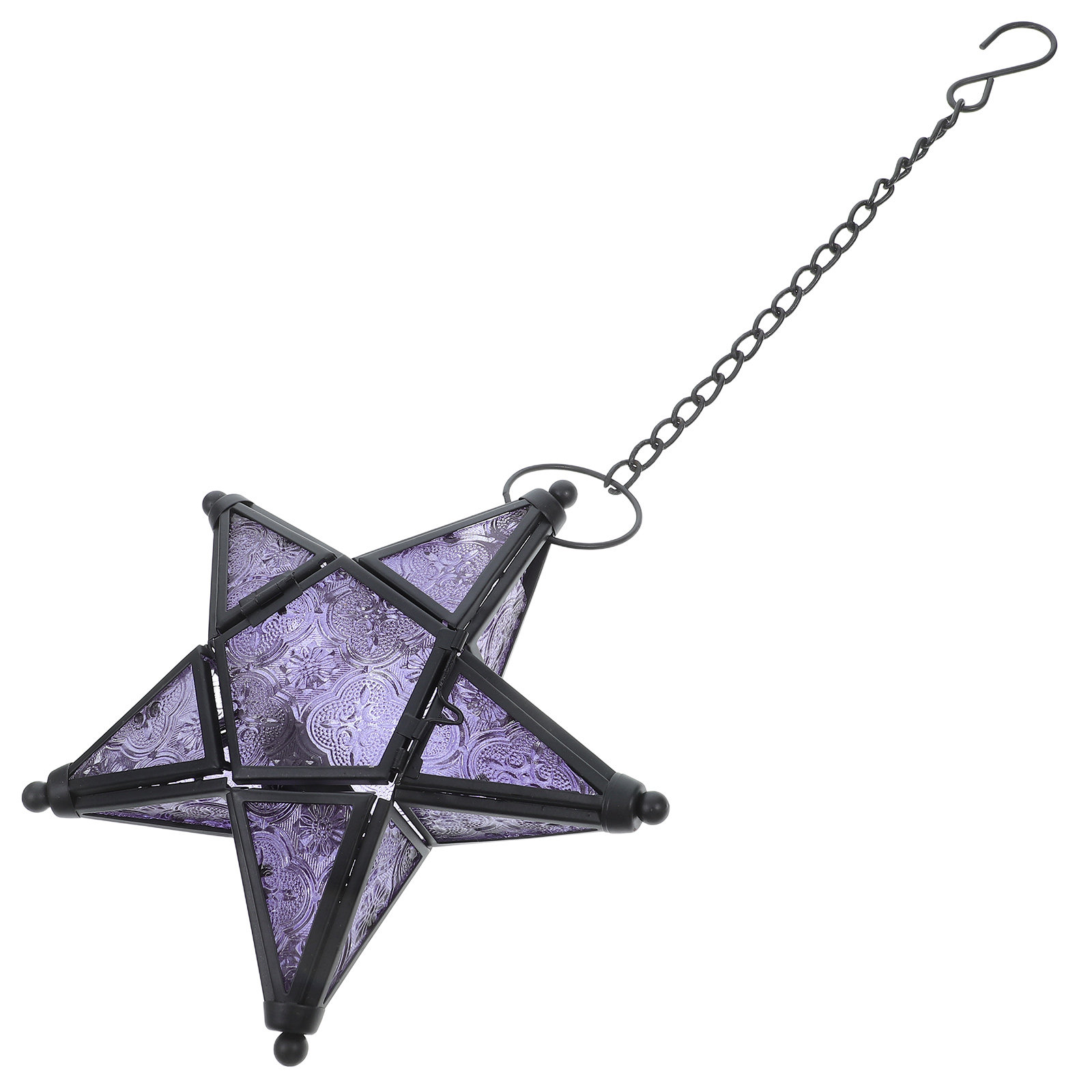 Outdoor Lighting Pendant - Dekoracyjny, szklany, wiszący lampion w kształcie