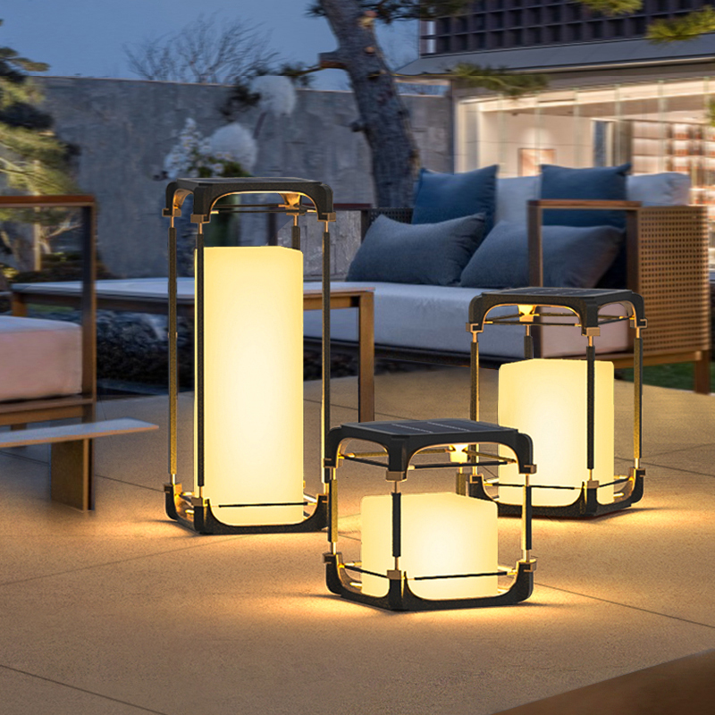 Outdoor Lighting Art - Lampa podłogowa świecąca, solarna lampa LED