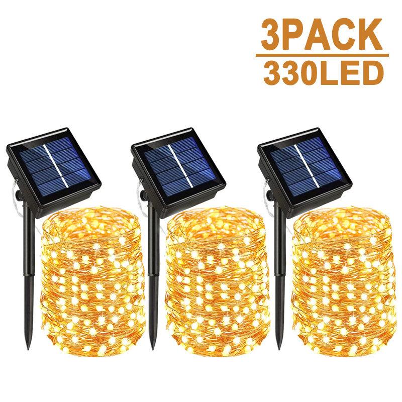 Solar Fairy String - Zewnętrzne lampki LED na energię słoneczną