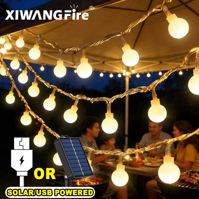 Lampki solarne/USB/bateryjne,  – Outdoor Lighting Construction recenzja i cena
