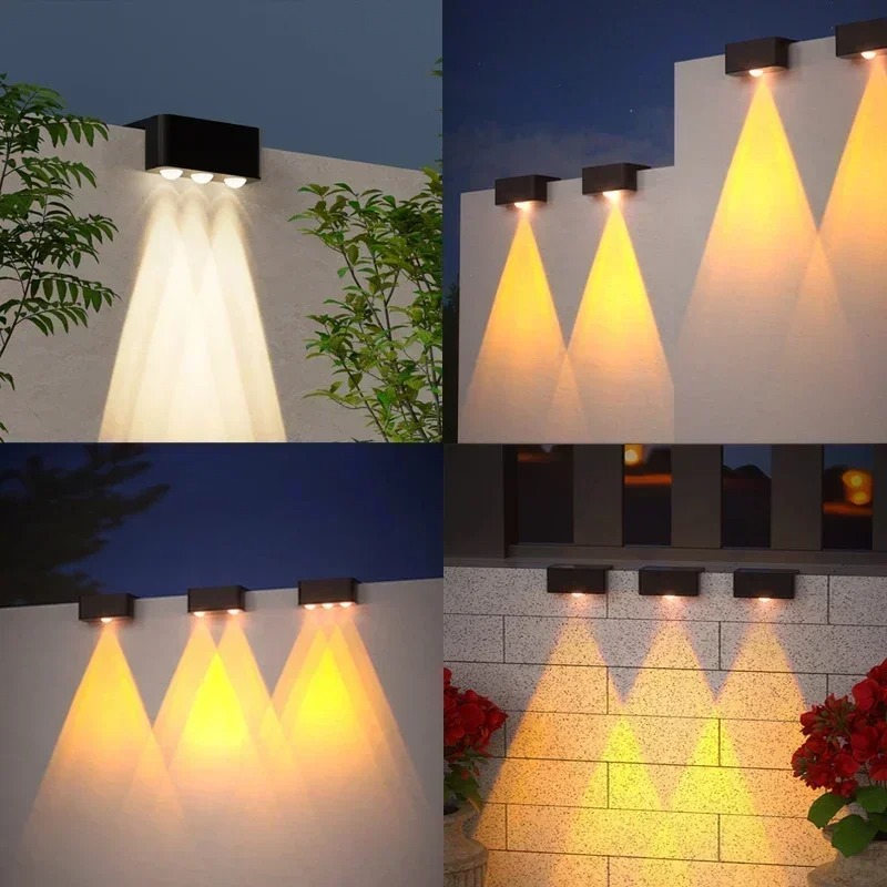 1/2/4 SZT. Solarna Lampa Ścien – Outdoor Lighting On Fence recenzja i cena