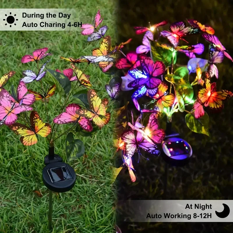 Solarny LED Motyl Lampki Ogrod – Outdoor Lighting Construction recenzja i cena
