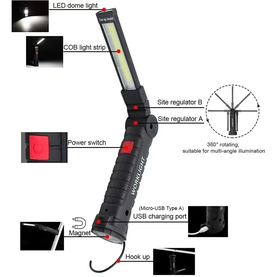 Przenośna latarka LED z magnet – Outdoor Lighting Junction Box recenzja i cena