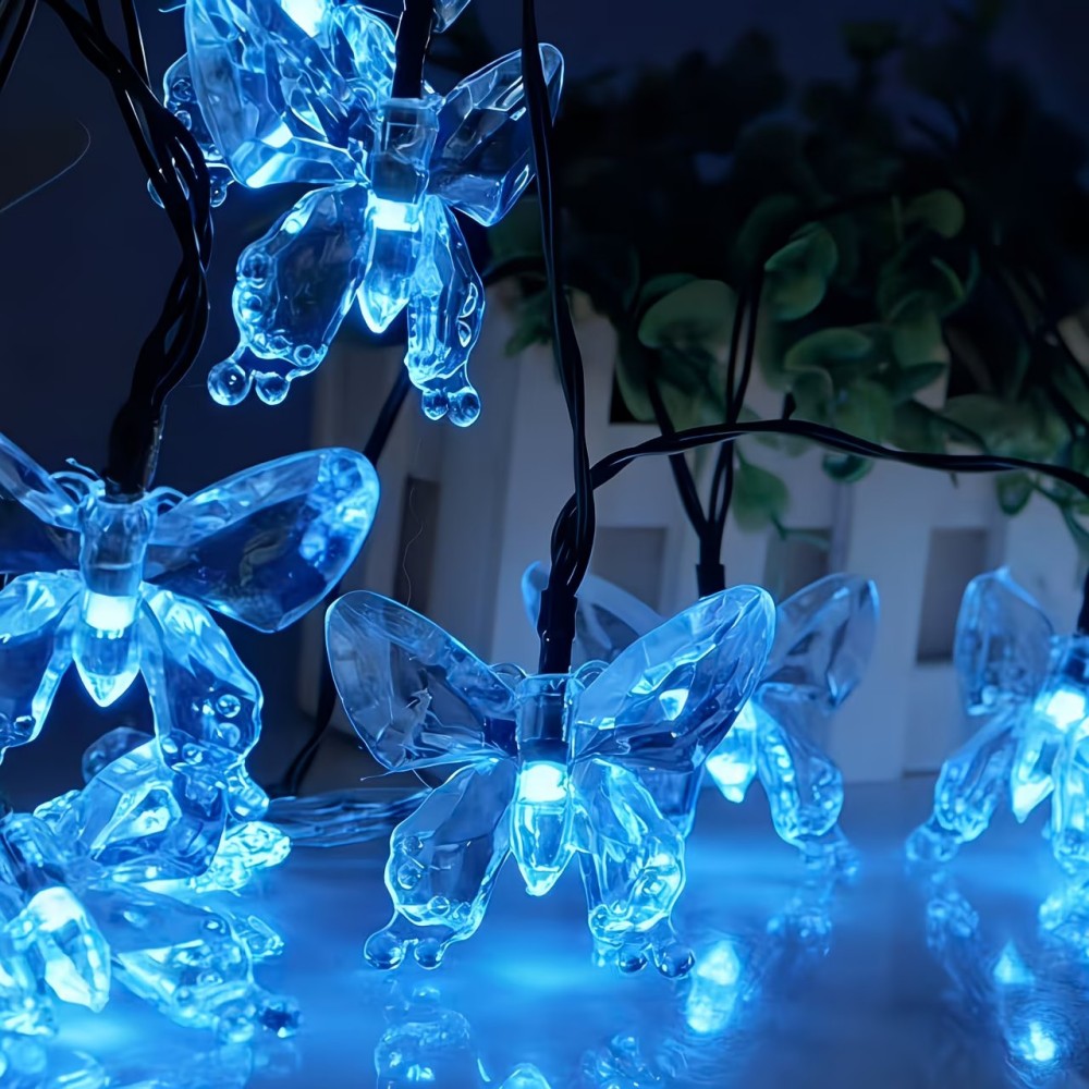 Kryształowe lampki motylki na  – Solar Fairy String recenzja i cena