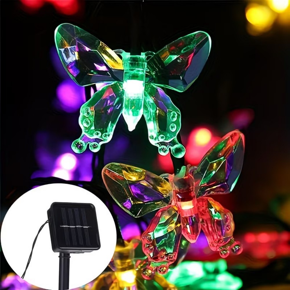 Kryształowe lampki motylki na  – Solar Fairy String recenzja i cena