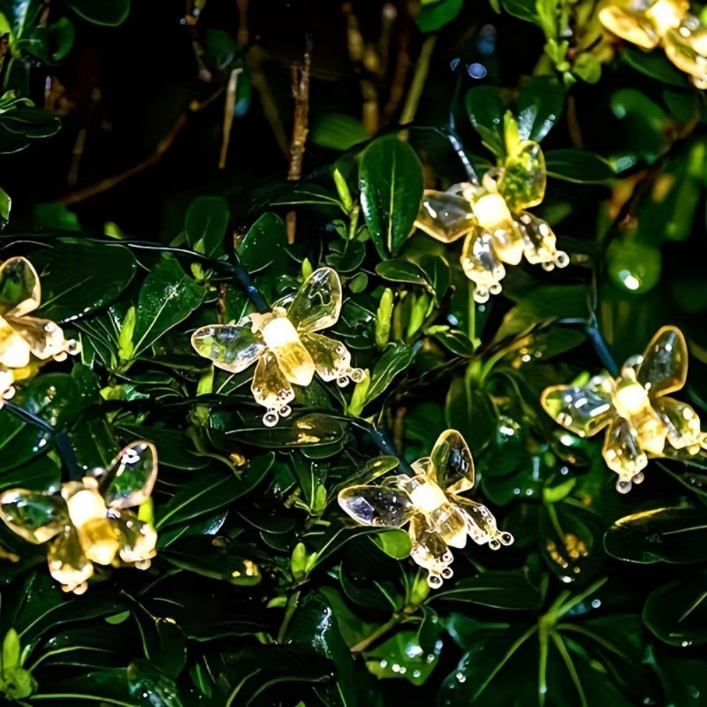 Kryształowe lampki motylki na  – Solar Fairy String recenzja i cena