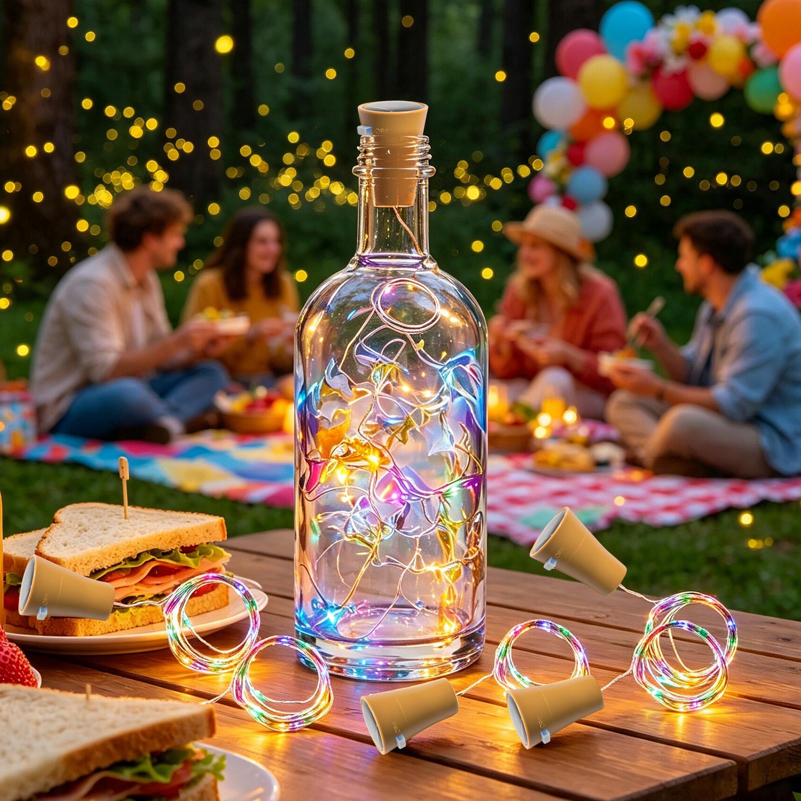Solarne lampki LED do butelek  – Solar Fairy String recenzja i cena