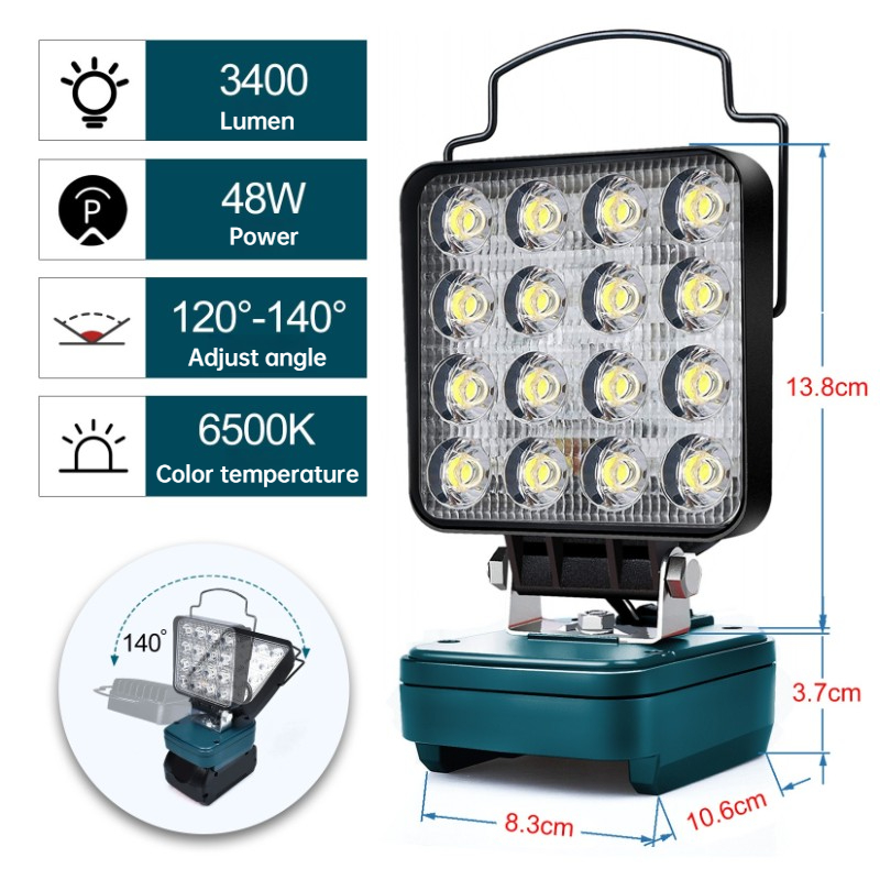 Lampa robocza LED do akumulato – Outdoor Lighting Electrician recenzja i cena