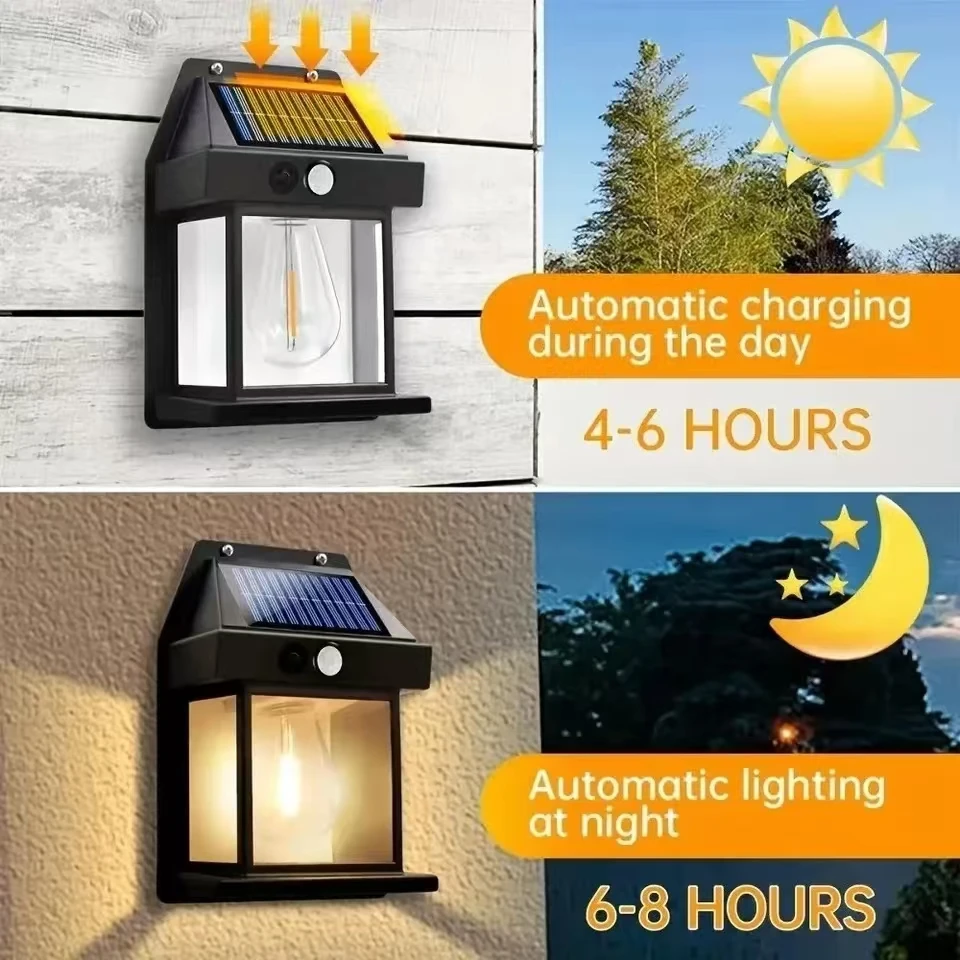 Zewnętrzna solarna lampa ścien – Outdoor Lighting Construction recenzja i cena