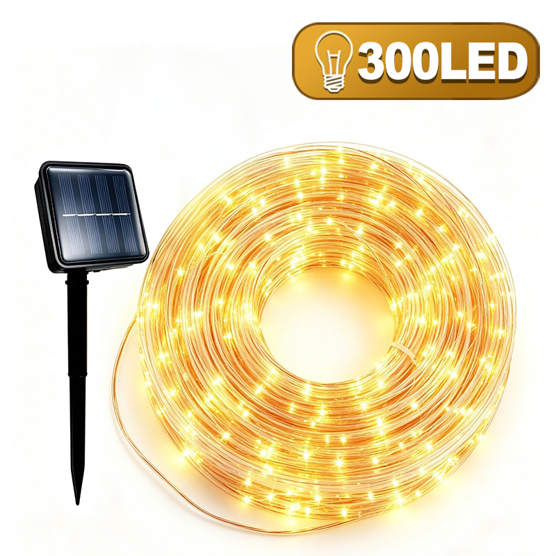 Solarny łańcuch świetlny na Bo – Outdoor Lighting On Fence recenzja i cena
