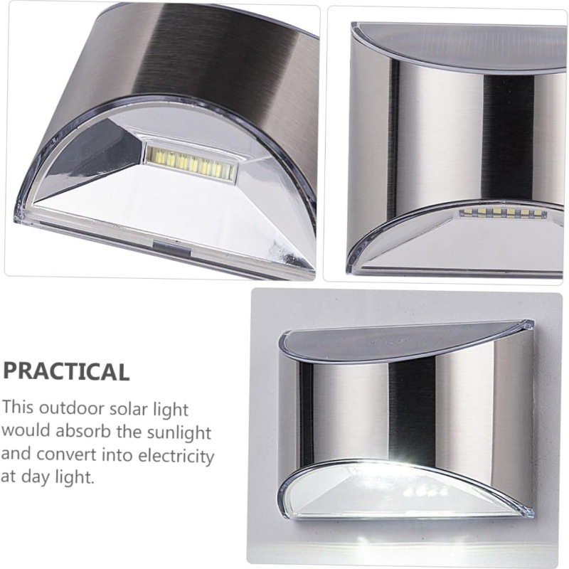 2 szt. Solarnych lamp ogrodowy – Outdoor Lighting On Fence recenzja i cena