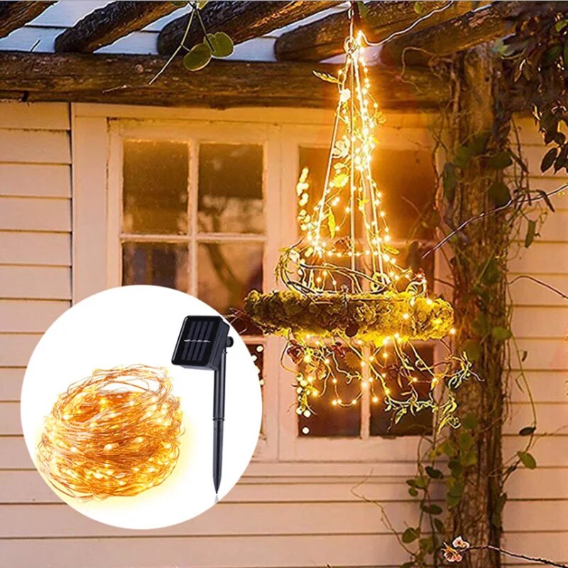 100-LED wróżka słoneczna wodoo – Solar Fairy String recenzja i cena