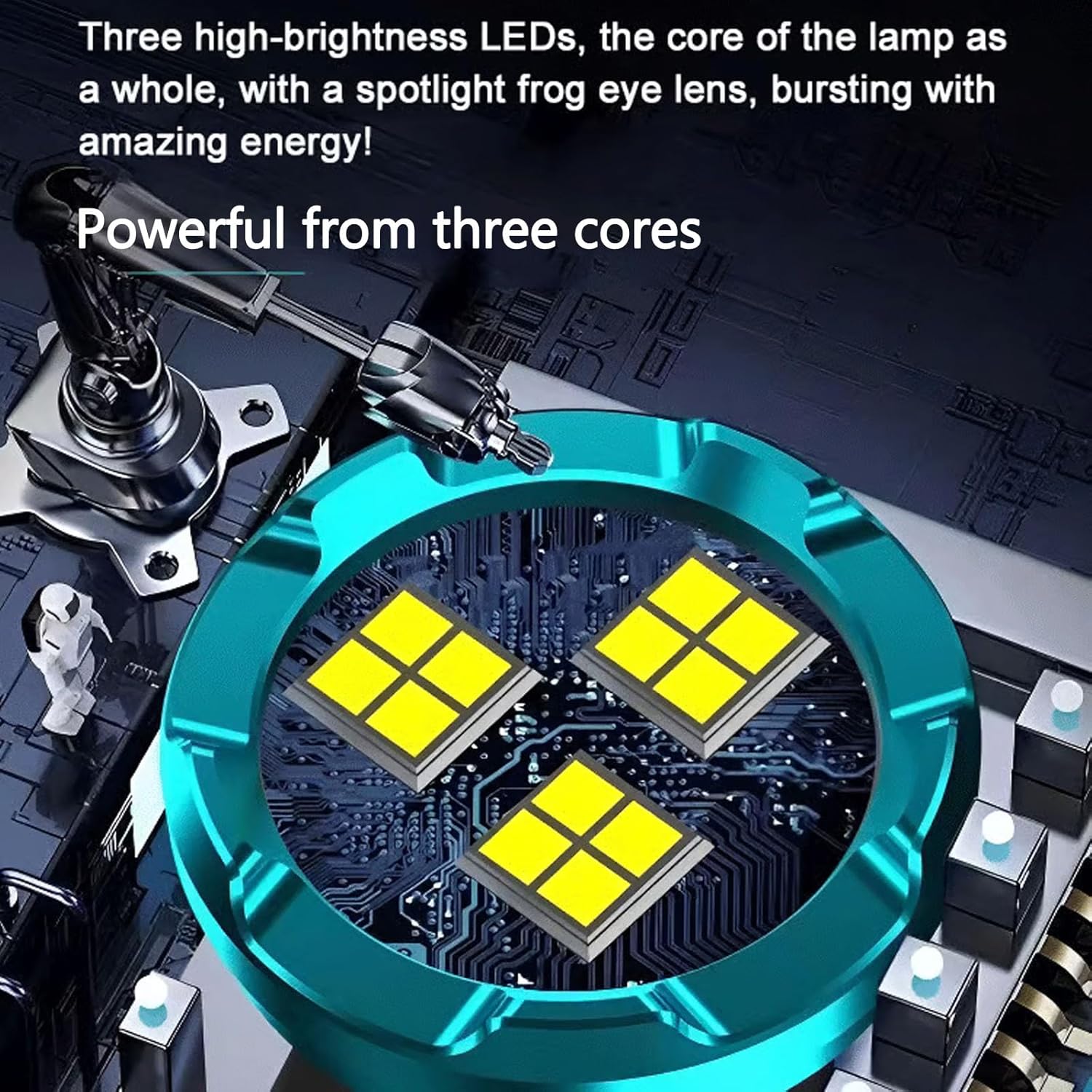 Mocna taktyczna latarka 3LED,  – Outdoor Lighting Construction recenzja i cena